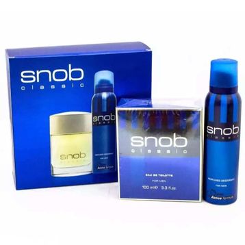Snob Classic EDT 2x100 ml Erkek Parfümü