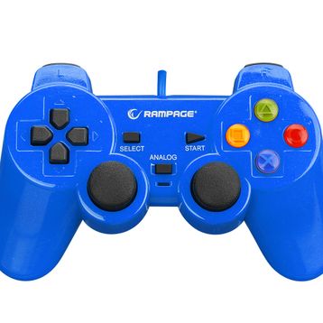 Snopy SG-R602 Rampage Ps3-Pc Mavi Usb 1.8 m Joypad