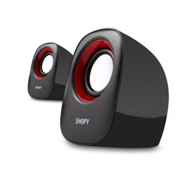 Snopy SN-120 6W 1+1 Speaker Kırmızı-Siyah