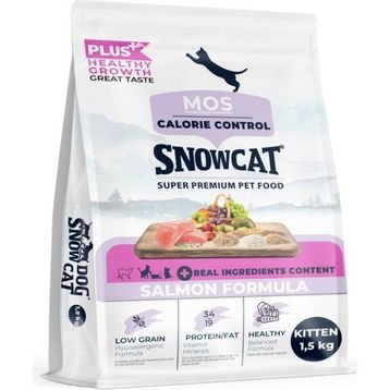 Snow Cat Plus 1.5 kg Düşük Tahıllı Yavru Somonlu Kedi Maması