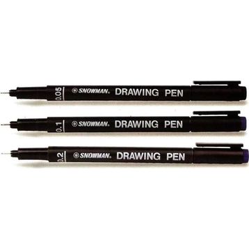 Snowman Drawing Pen Çizim Kalemi