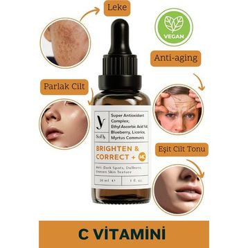 So Fly Brighten Correct ve MC 30 ml Vitamin C Serumu