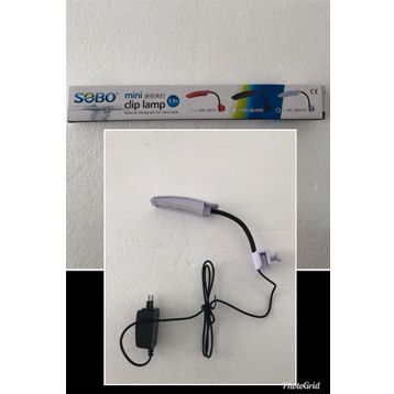 Sobo Beyaz L-28C Mini Akvaryum Lambası Led