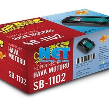 Sobo SB-1102 Tek Çıkışlı Akvaryum Hava Motoru