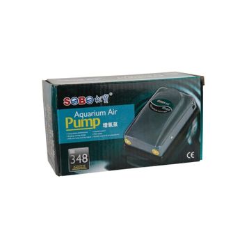 Sobo SB-348 2x4 Lt/d 5 W Akvaryum için Çift Çıkışlı Hava Motoru