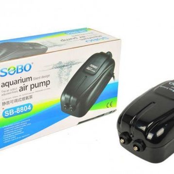 Sobo SB-8804 Çift Çıkışlı Akvaryum Hava Motoru