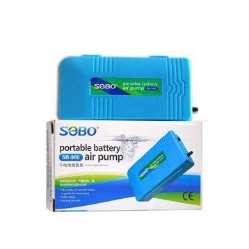 Sobo SB-960 2 lt Akvaryum Pilli Hava Motoru