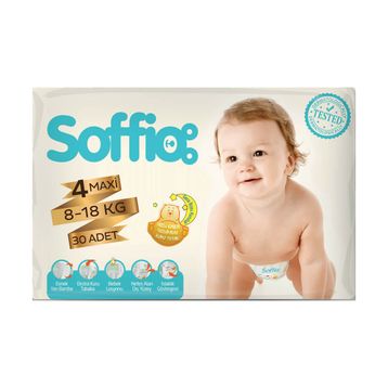 Soffio No:4 Maxi 30 Adet Bebek Bezi
