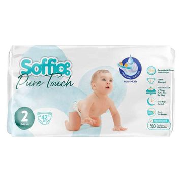 Soffio Pure Touch No:2 Mini 42 Adet Bebek Bezi