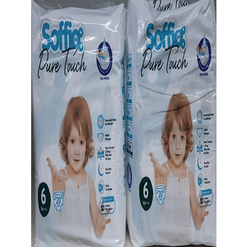 Soffio Pure Touch No:6 XLarge Bebek Bezi