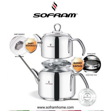 Sofram Soft Aile Boy Çaydanlık Takımı