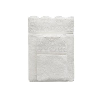 Soft Cotton Queen 50x100 cm Ekru Havlu