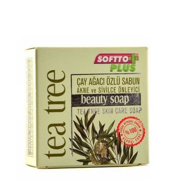 Softto 100 gr Plus Çay Ağacı Akne Sivilce Sabunu