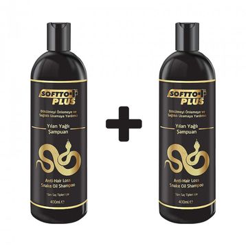 Softto 2x400 ml Plus Yılan Yağlı Şampuan