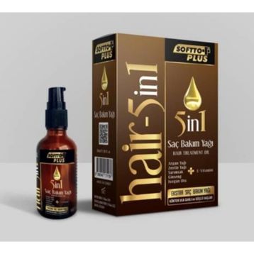 Softto 50 ml Plus 5in1 Saç Bakım Yağı