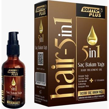 Softto 50 ml Plus 5in1 Saç Bakım Yağı