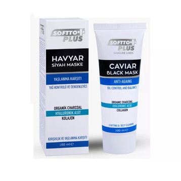 Softto Plus 100 ml Havyar Siyah Maske