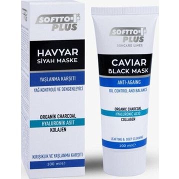 Softto Plus 100 ml Havyar Siyah Maske