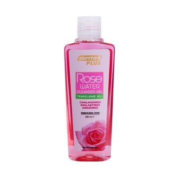 Softto Plus 200 ml Gül Suyu Yüz Yıkama Jeli