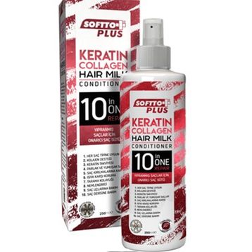 Softto Plus 250 ml Keratin Ve Kolajen Saç Sütü