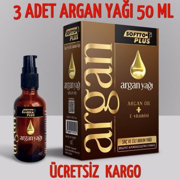Softto Plus 3x50 ml Besleyici Argan Yağı