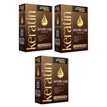 Softto Plus 50 ml 3 Adet Keratin Yağı
