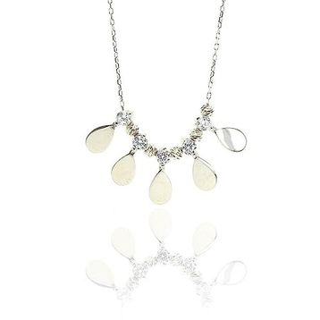 Söğütlü Silver Damla ve Dorica Toplu Gümüş Kolye