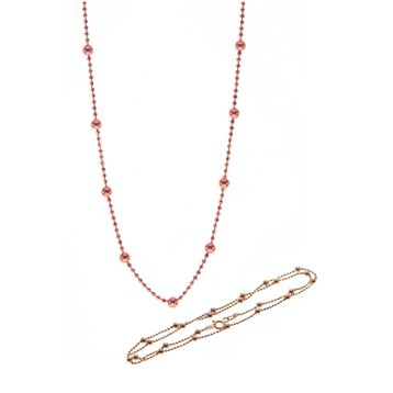 Söğütlü Silver Gümüş 45 cm Rose Top Top Zincir