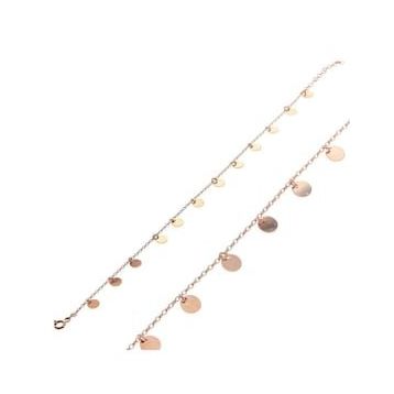 Söğütlü Silver Gümüş Rose Yıldız Pullu Halhal