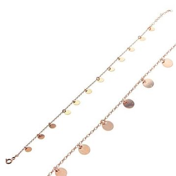 Söğütlü Silver Gümüş Rose Yıldız Pullu Halhal
