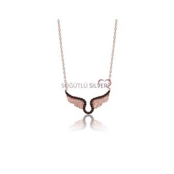 Söğütlü Silver Kanat Kolye