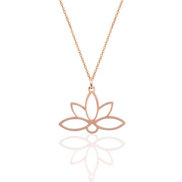 Söğütlü Silver SGTL10085ROSE Pembe Kadın Kolye