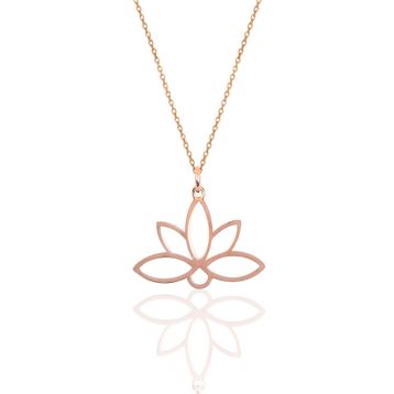 Söğütlü Silver SGTL10085ROSE Pembe Kadın Kolye