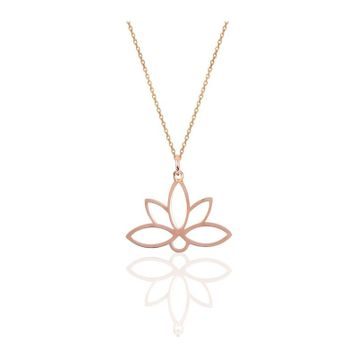 Söğütlü Silver SGTL10085ROSE Pembe Kadın Kolye