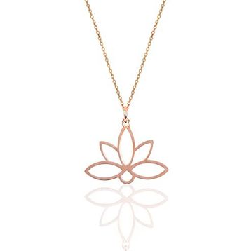 Söğütlü Silver SGTL10085ROSE Pembe Kadın Kolye