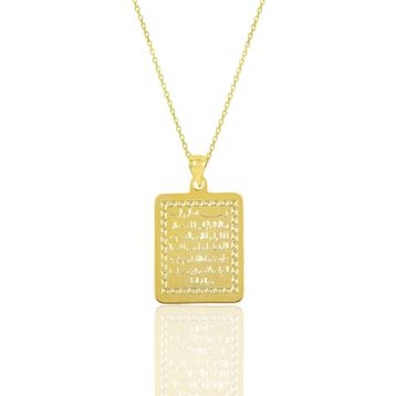 Söğütlü Silver SGTL10124GOLD Gümüş Kolye