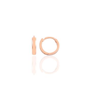 Söğütlü Silver SGTL10146ROSE Gümüş Simit Küpe