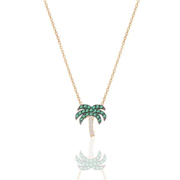 Söğütlü Silver SGTL10303YSL Gümüş Kolye