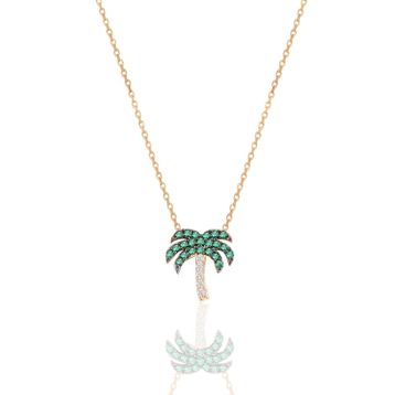 Söğütlü Silver SGTL10303YSL Gümüş Kolye