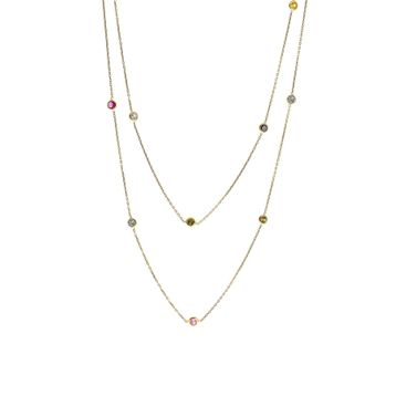 Söğütlü Silver SGTL10508GOLD Gümüş Kolye