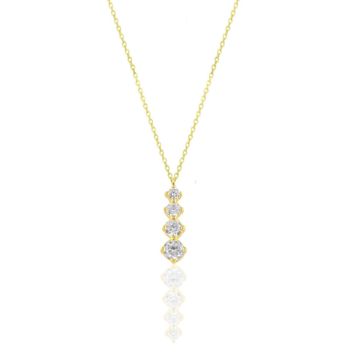 Söğütlü Silver SGTL10631GOLD Gümüş Kolye