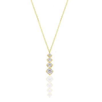 Söğütlü Silver SGTL10631GOLD Gümüş Kolye