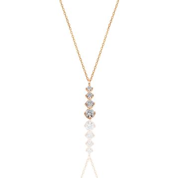 Söğütlü Silver SGTL10631ROSE Gümüş Kolye