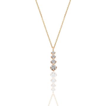 Söğütlü Silver SGTL10631ROSE Gümüş Kolye