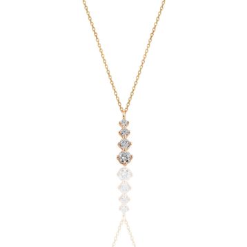 Söğütlü Silver SGTL10631ROSE Gümüş Kolye