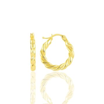 Söğütlü Silver SGTL10704GOLD Kalın Burgu Şarnel Gümüş Kolye