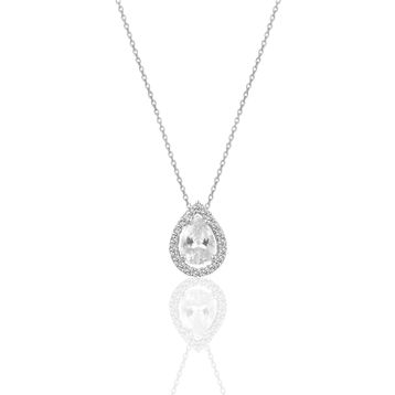 Söğütlü Silver SGTL11005BEYAZ Gümüş Kolye