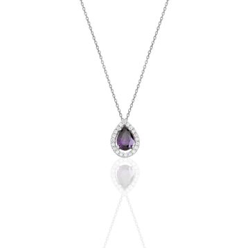 Söğütlü Silver SGTL11005MOR Gümüş Kolye
