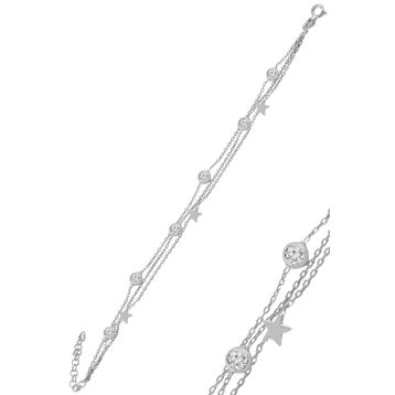 Söğütlü Silver SGTL11014RODAJ Gümüş Bileklik