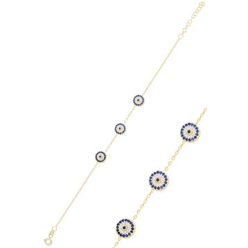 Söğütlü Silver SGTL11171GOLD Gümüş Bileklik